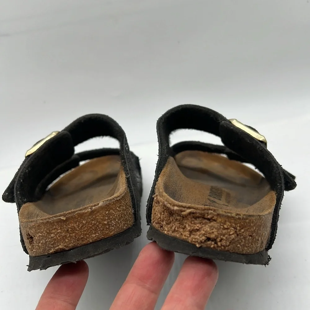 Birkenstock Germany Brown Leather Sandals EU 39 USA 8 - Picture 2 of 10